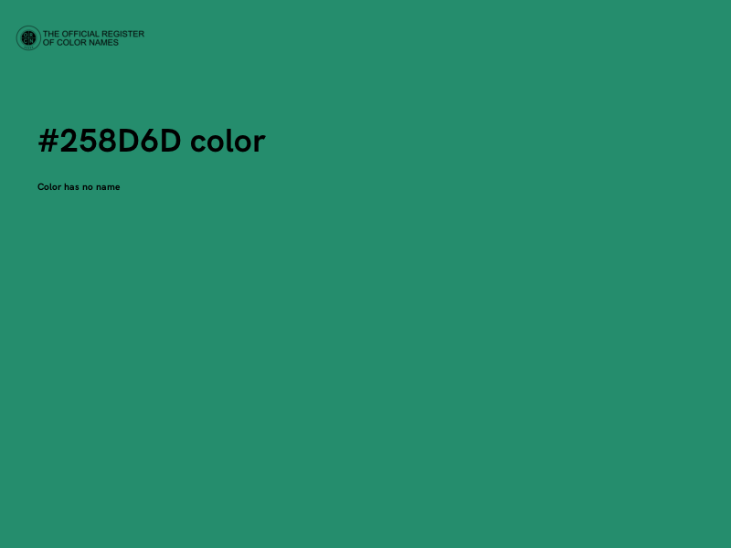 #258D6D color image