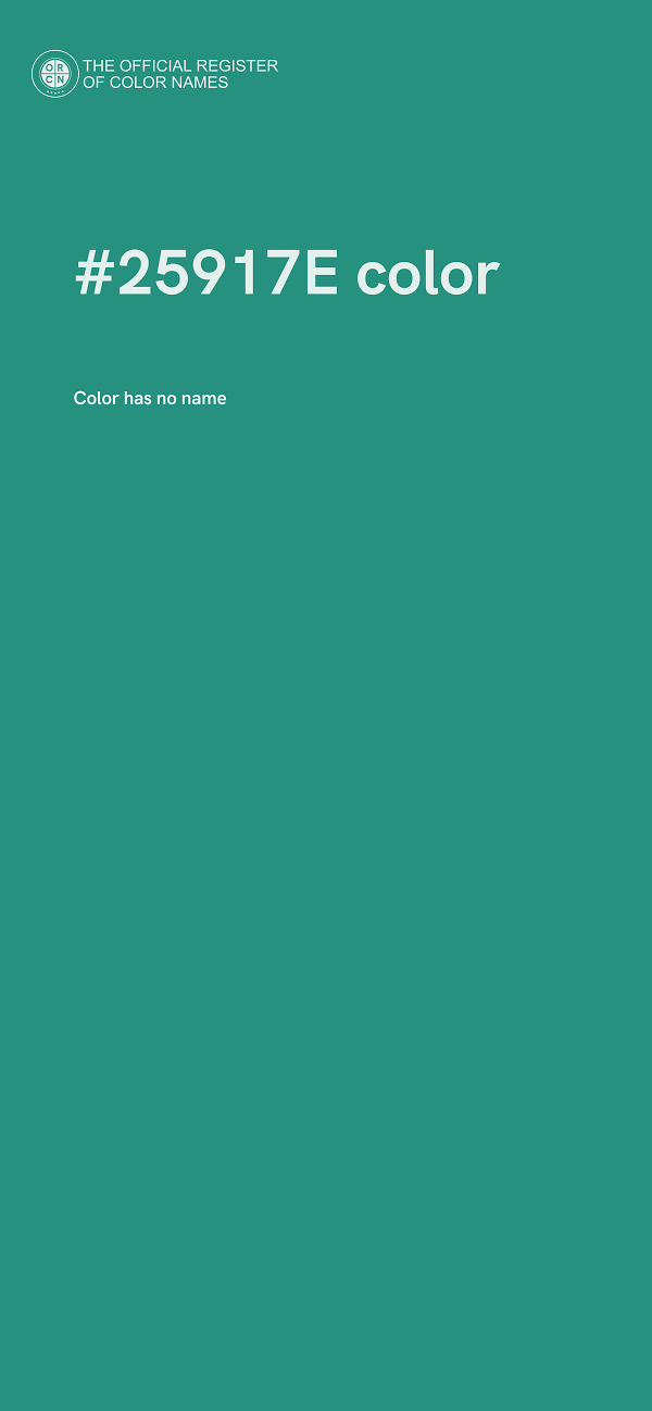 #25917E color image