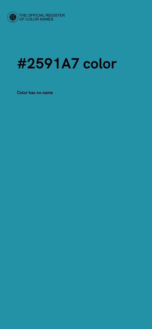 #2591A7 color image