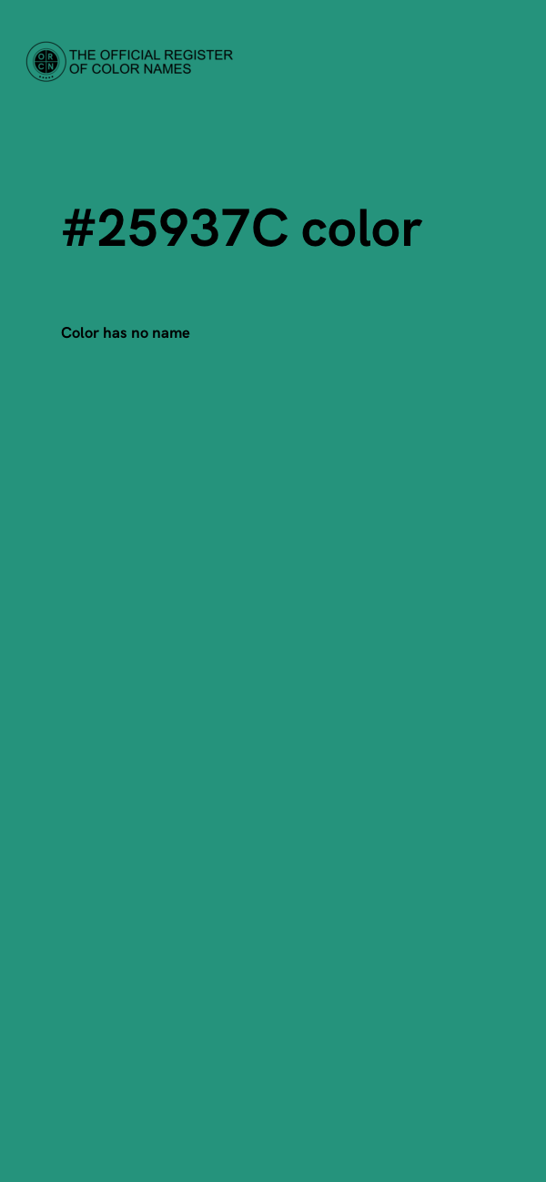 #25937C color image