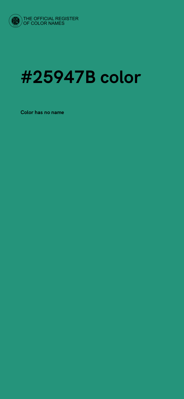 #25947B color image