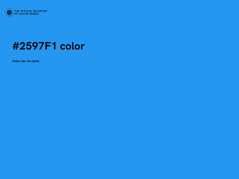 #2597F1 color image