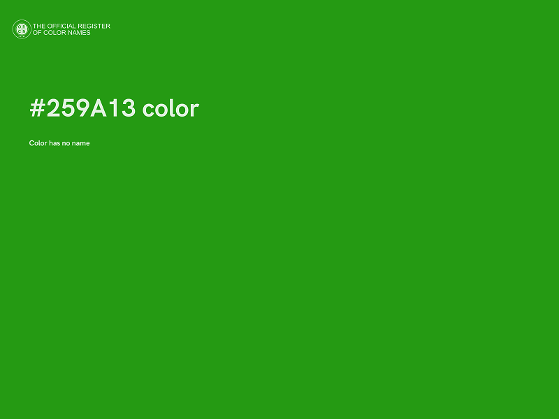#259A13 color image