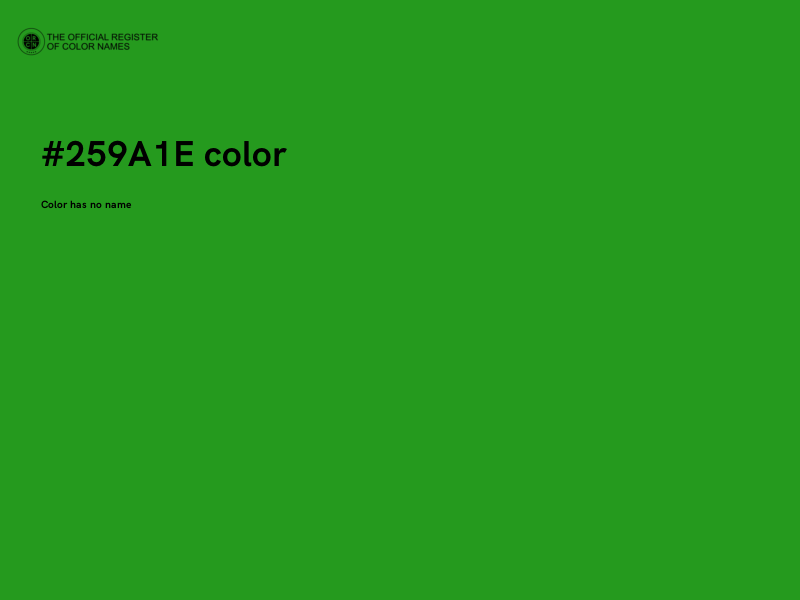 #259A1E color image