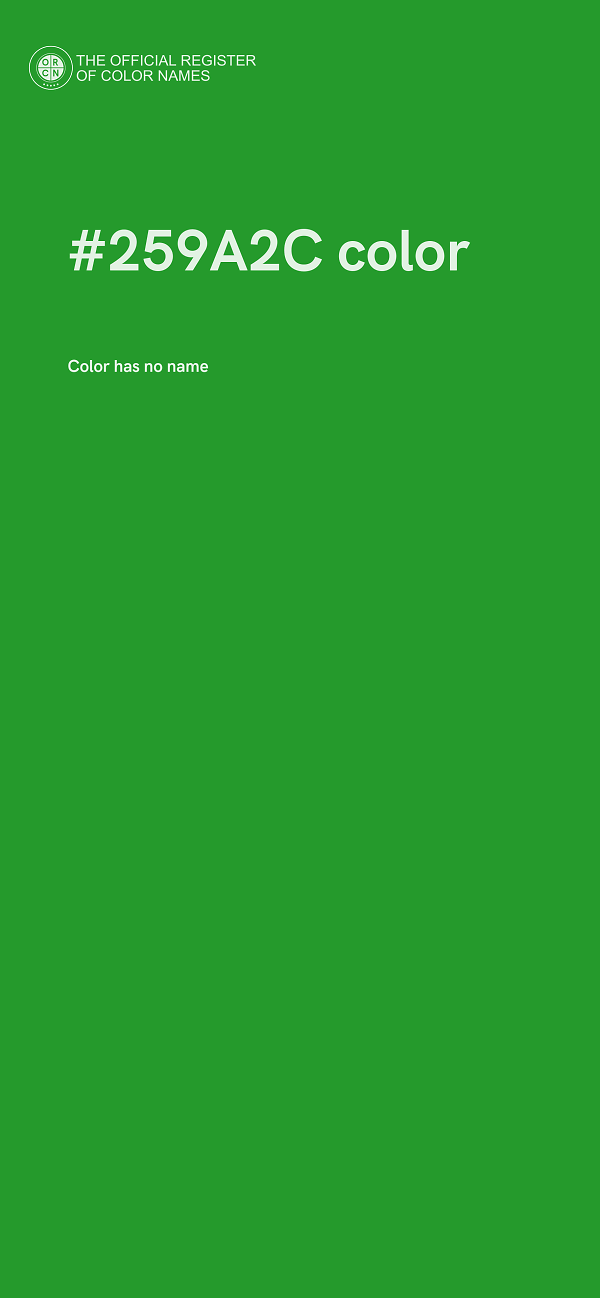 #259A2C color image