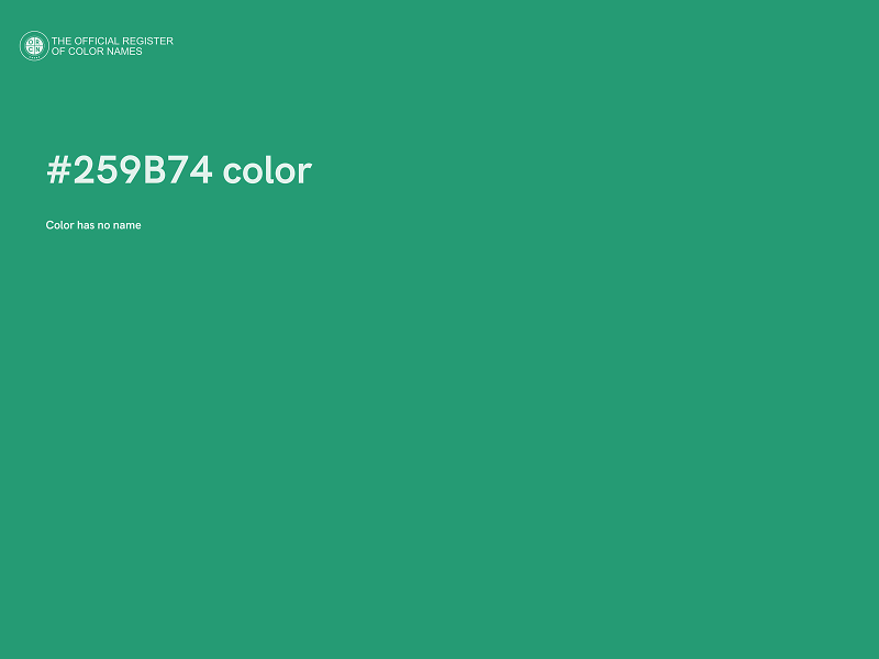 #259B74 color image