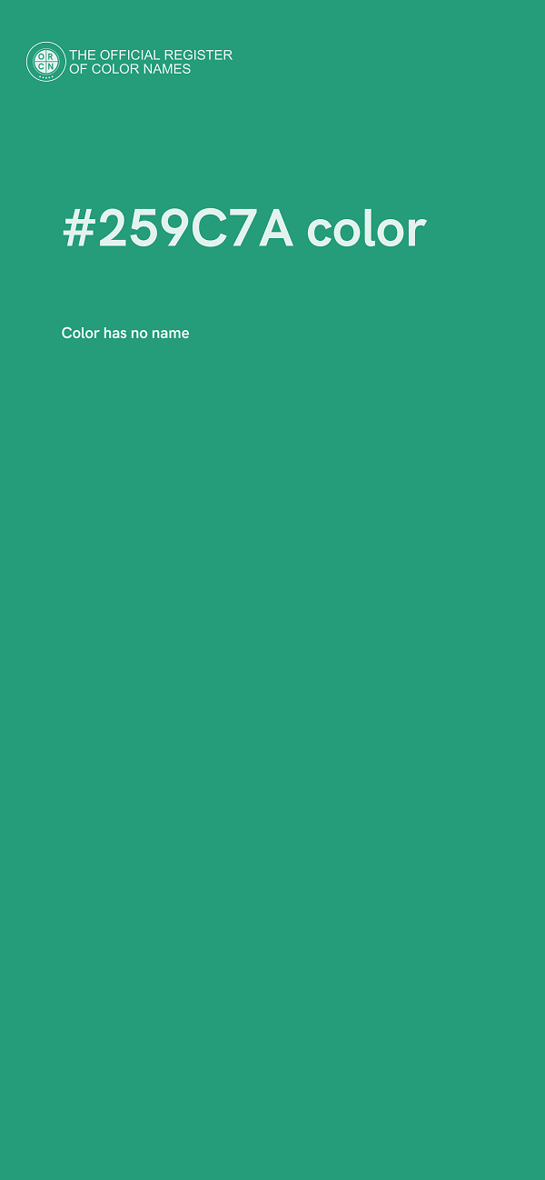 #259C7A color image