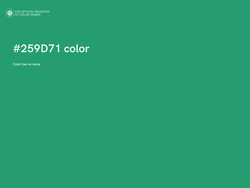 #259D71 color image