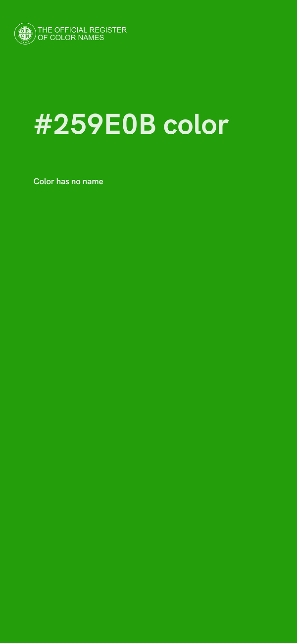 #259E0B color image