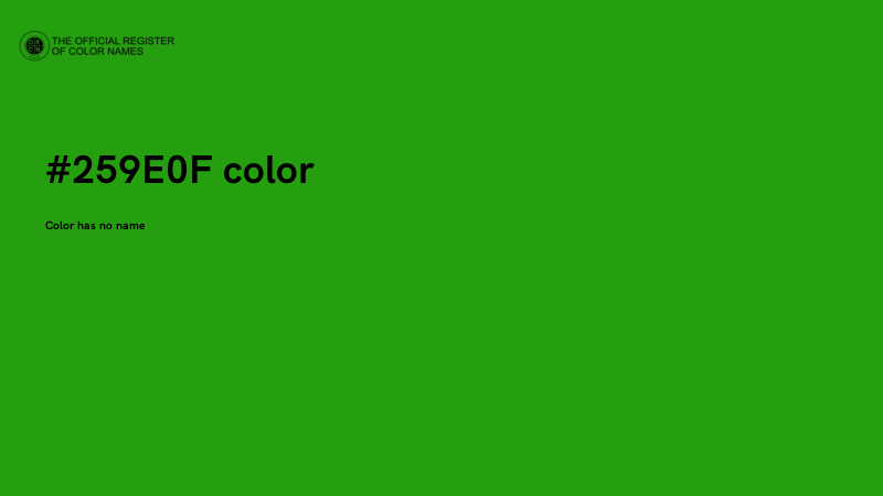 #259E0F color image