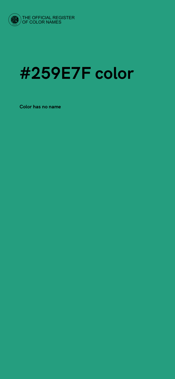 #259E7F color image