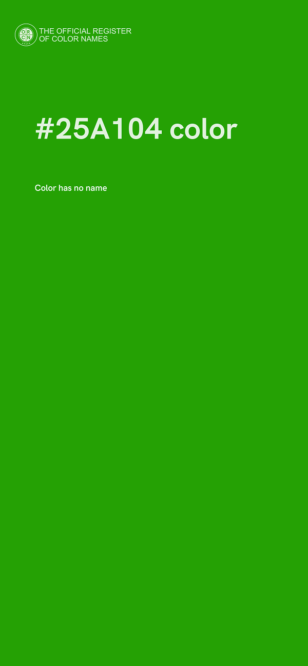#25A104 color image