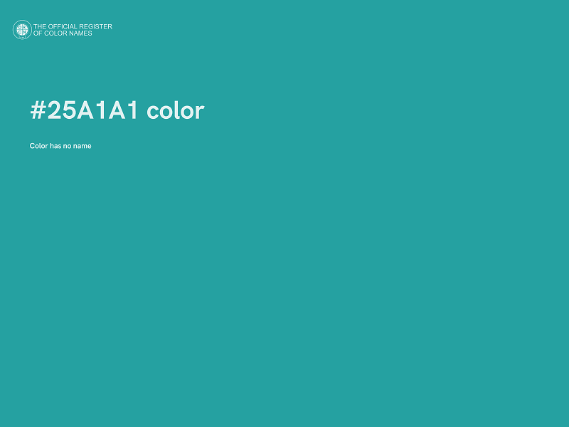 #25A1A1 color image