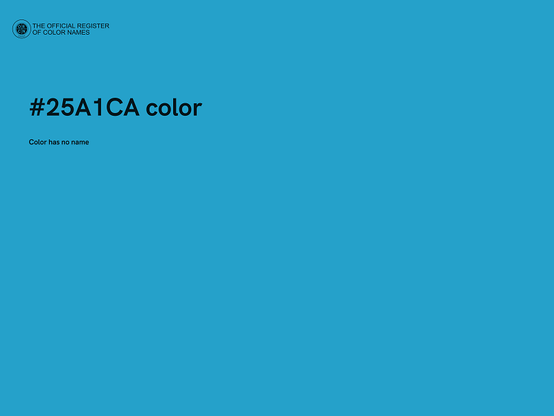 #25A1CA color image