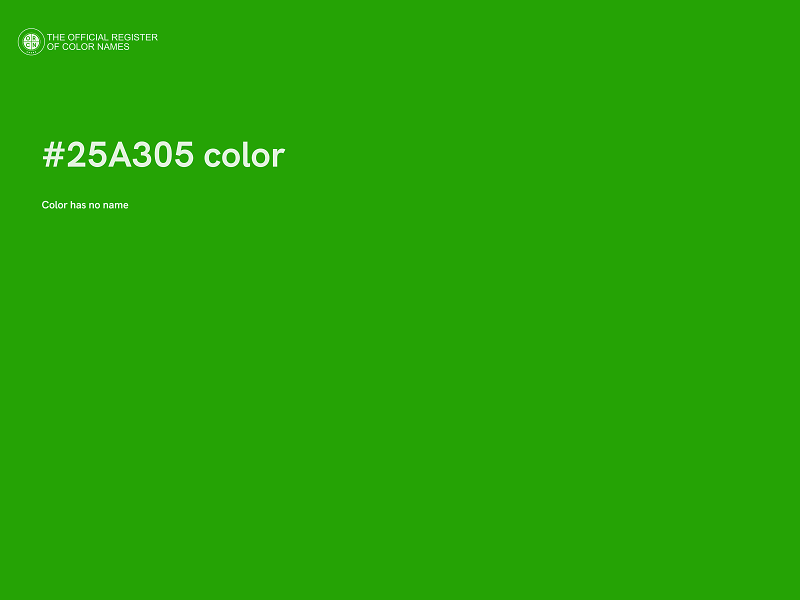 #25A305 color image