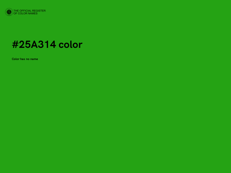#25A314 color image