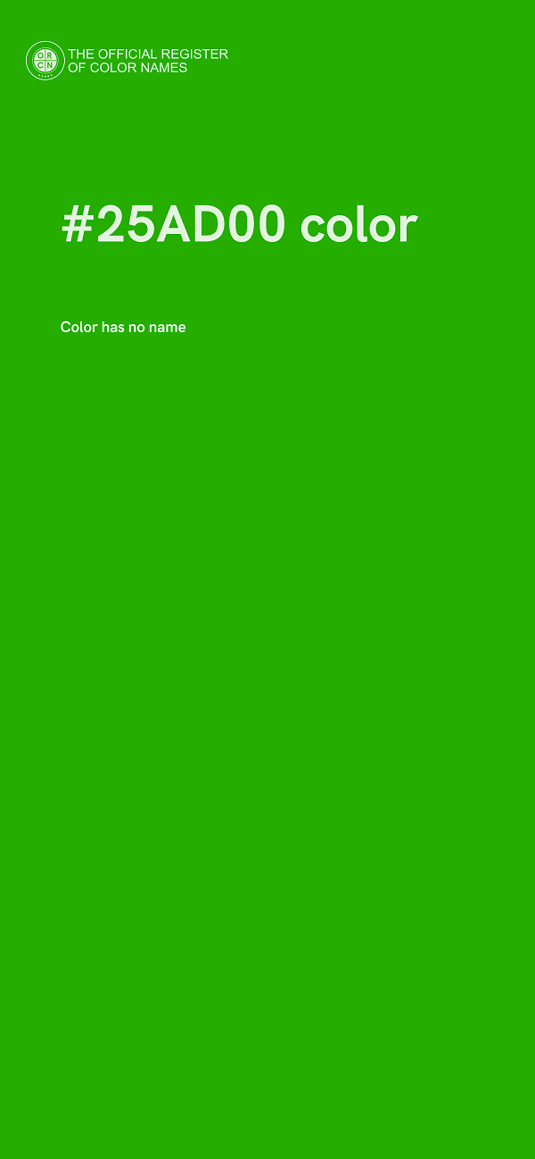 #25AD00 color image