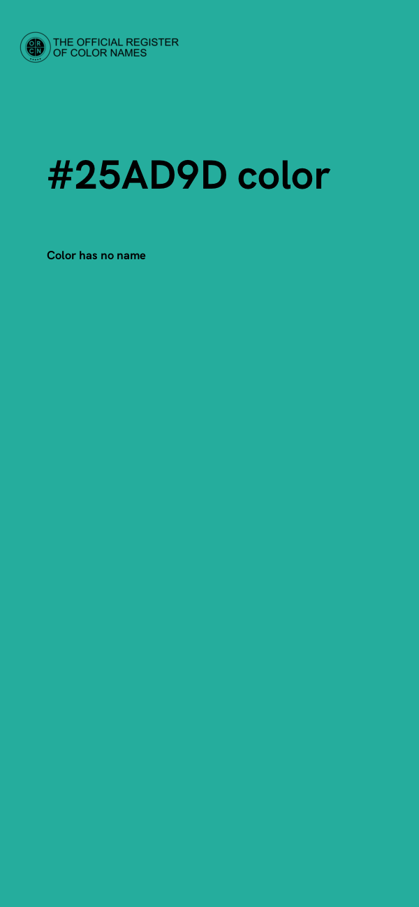 #25AD9D color image