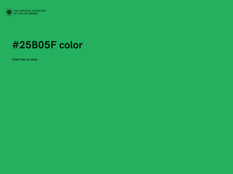 #25B05F color image