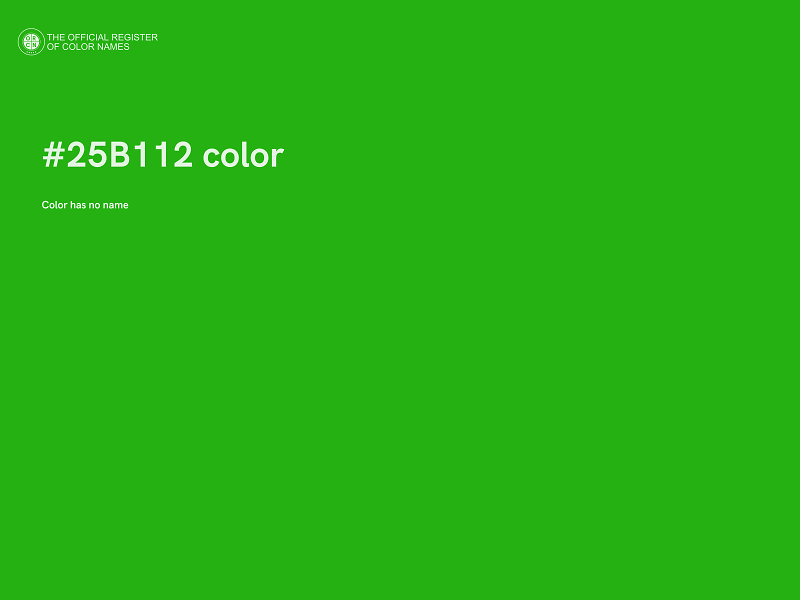 #25B112 color image