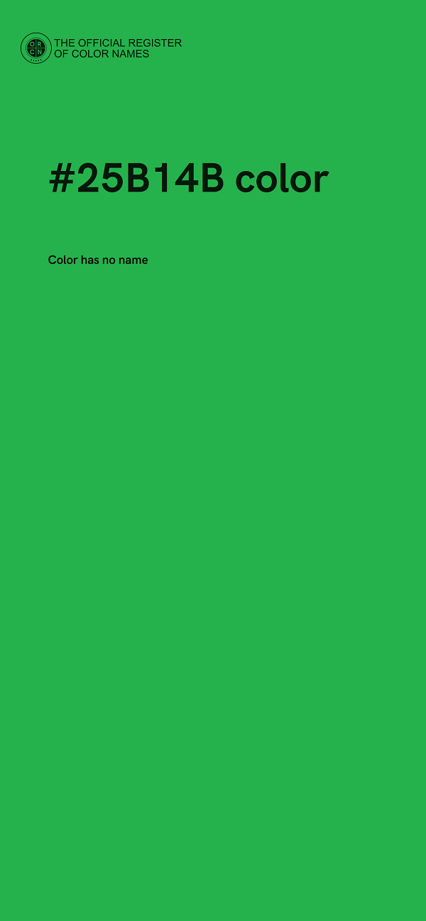 #25B14B color image