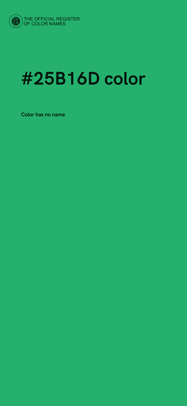 #25B16D color image