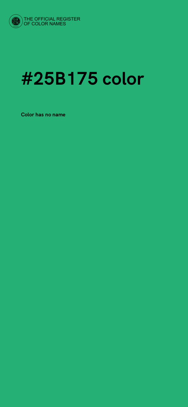#25B175 color image