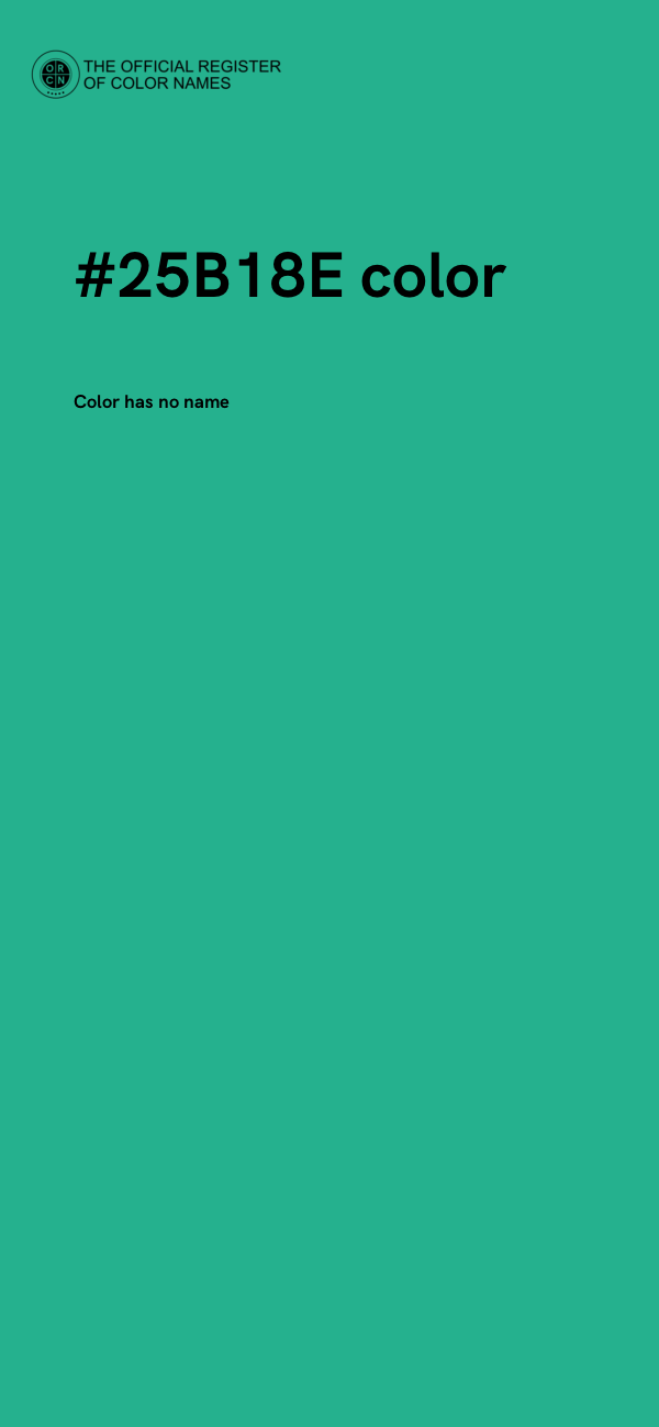 #25B18E color image