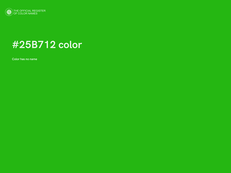 #25B712 color image
