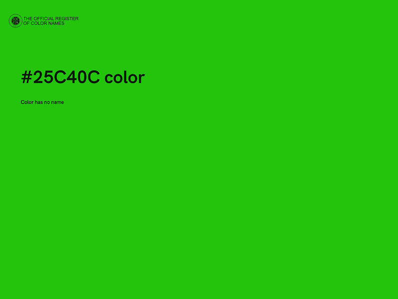 #25C40C color image