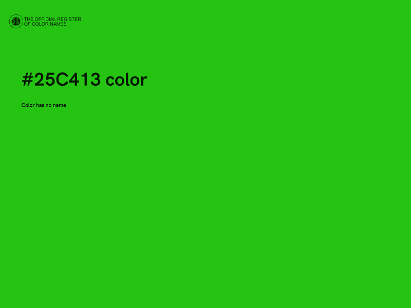 #25C413 color image