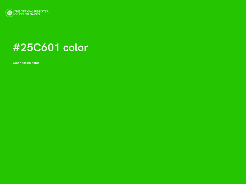 #25C601 color image