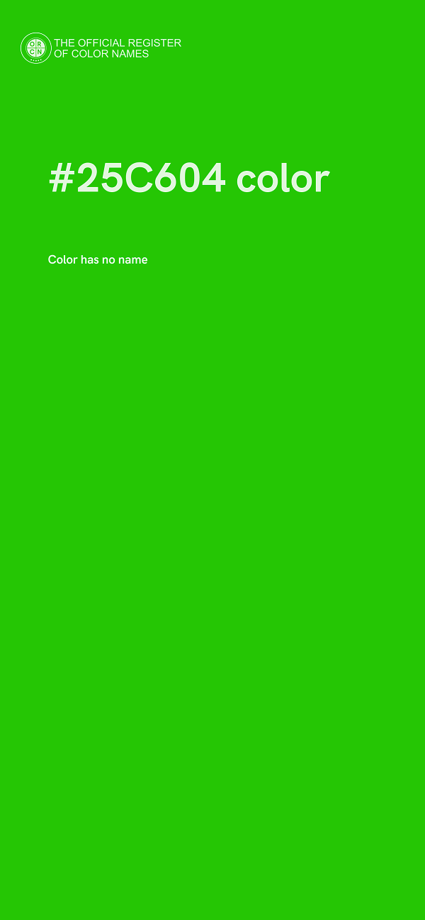 #25C604 color image