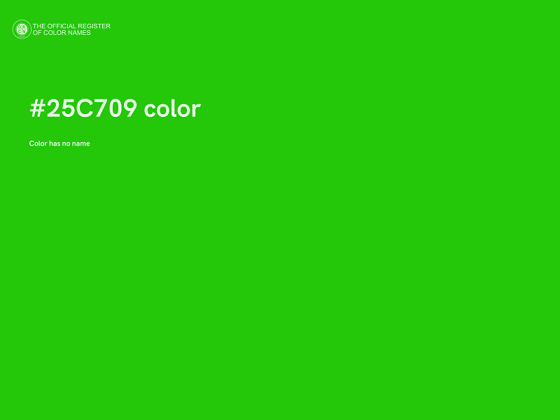 #25C709 color image