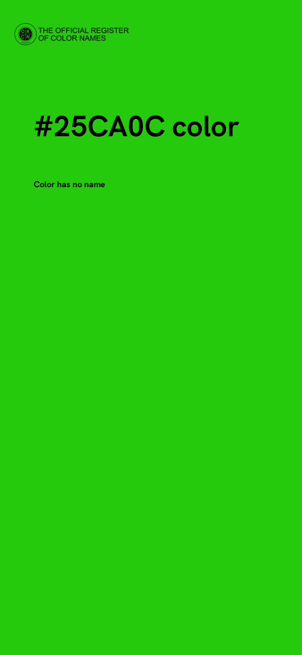 #25CA0C color image