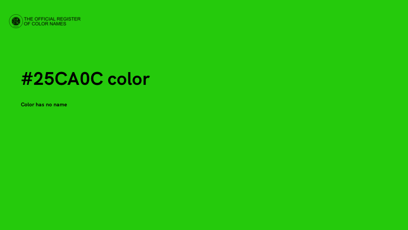 #25CA0C color image