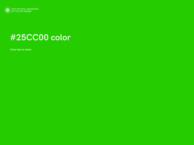 #25CC00 color image