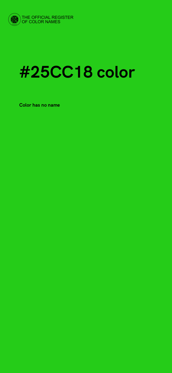 #25CC18 color image