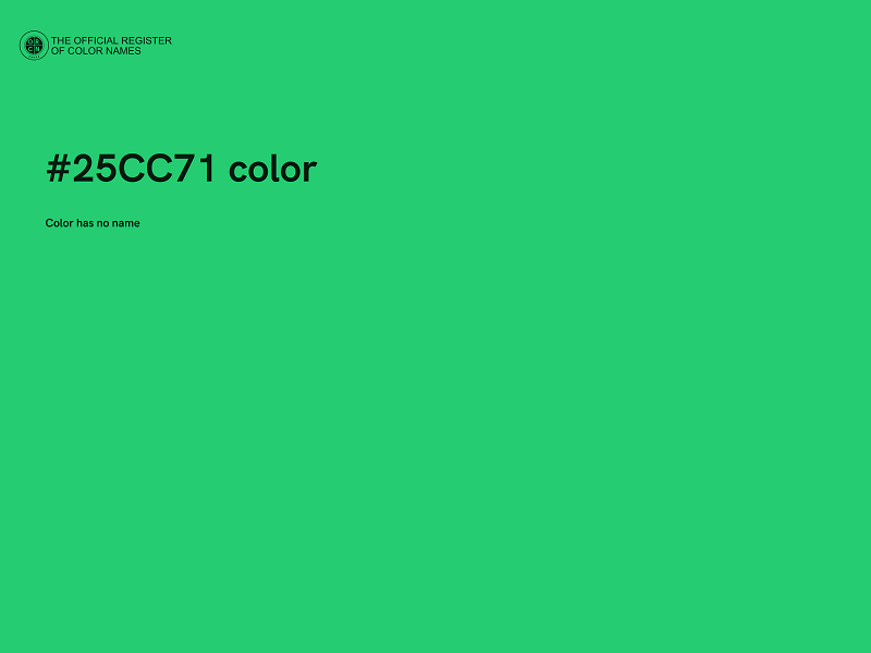#25CC71 color image