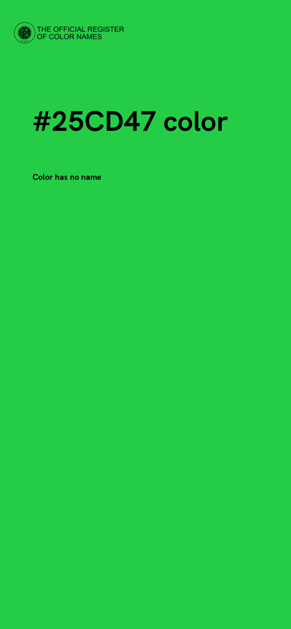 #25CD47 color image