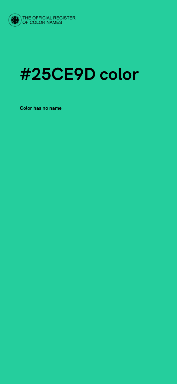 #25CE9D color image