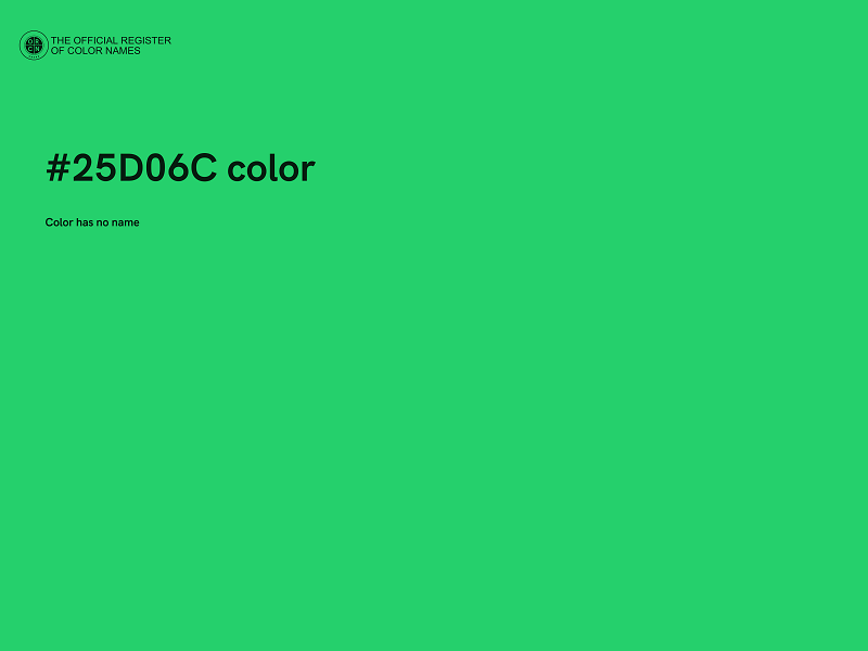 #25D06C color image