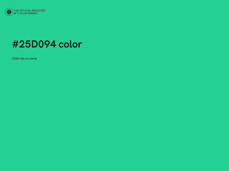 #25D094 color image