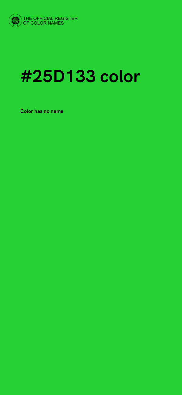 #25D133 color image