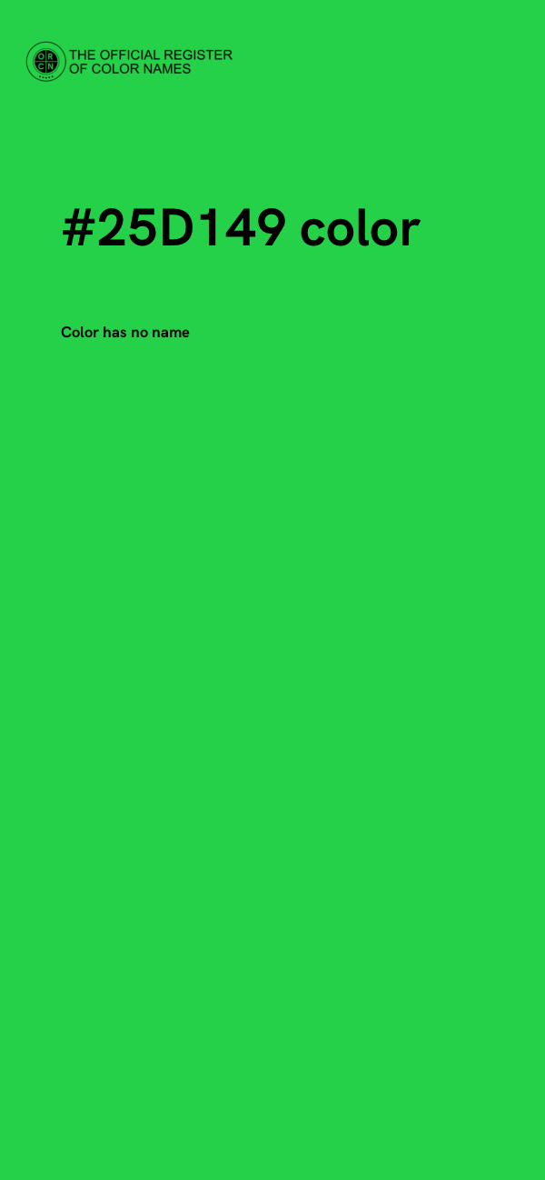 #25D149 color image