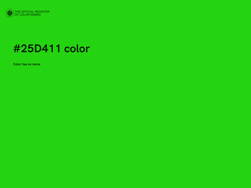 #25D411 color image