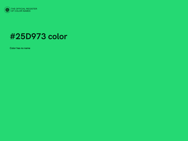 #25D973 color image