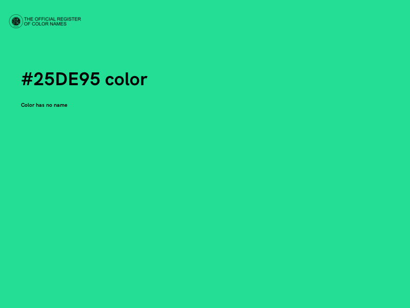 #25DE95 color image