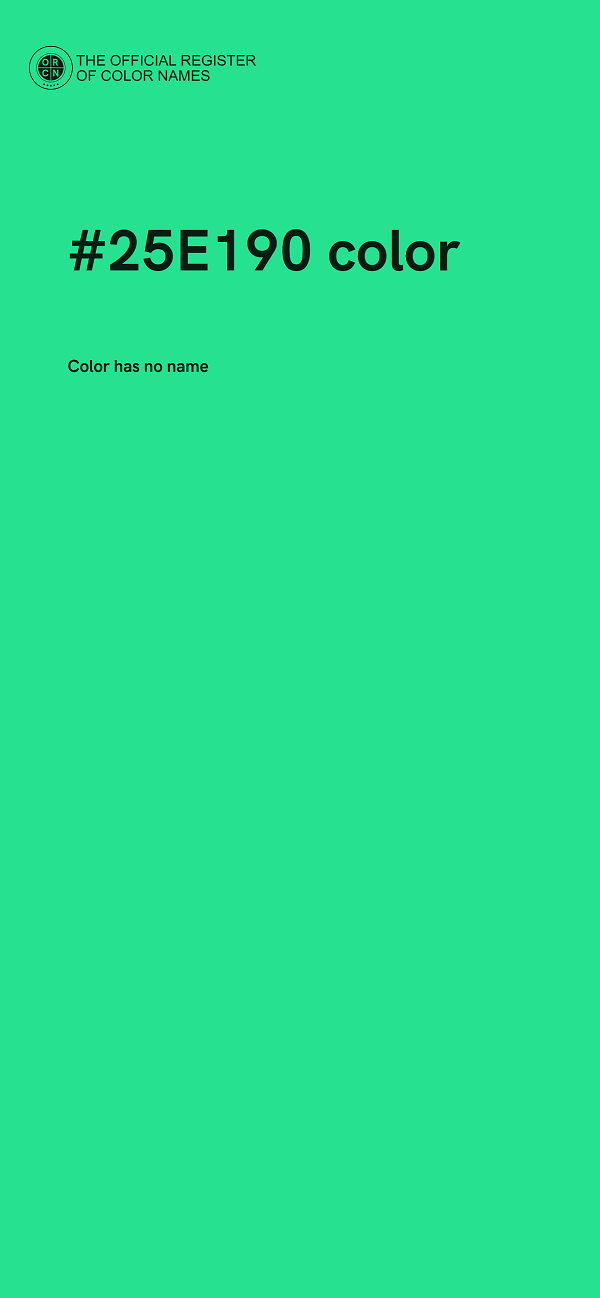 #25E190 color image