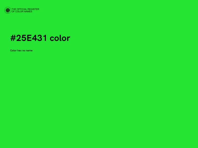 #25E431 color image